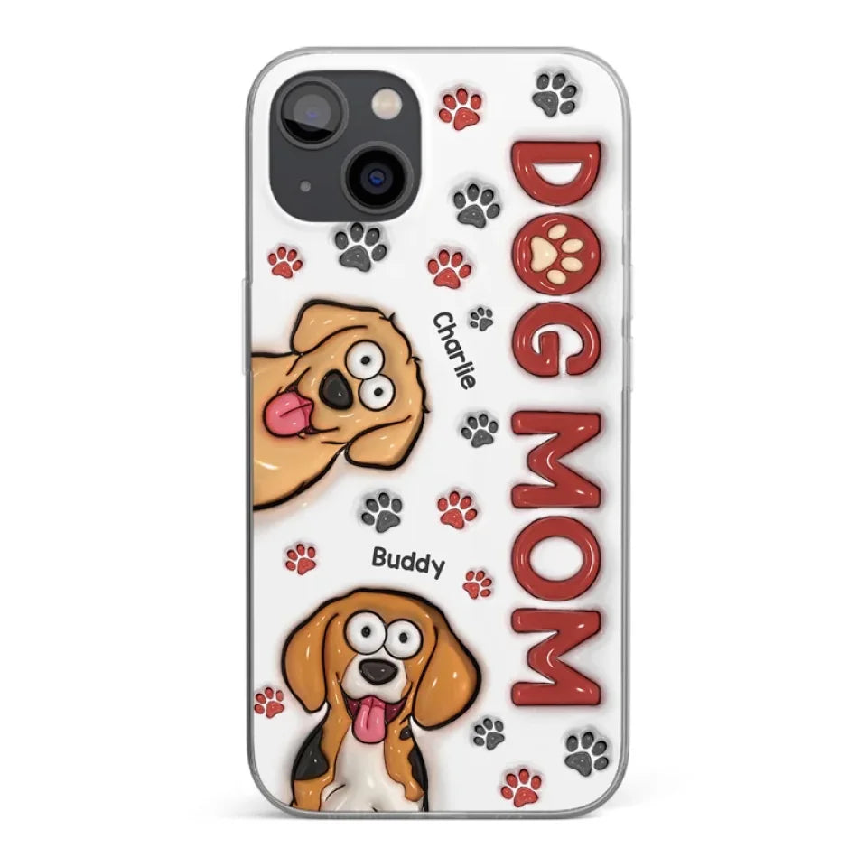 Pets Know How To Cheer You Up - Dog & Cat Personalized Custom 3D Inflated Effect Printed Clear Phone Case - Gift For Pet Owners, Pet Lovers