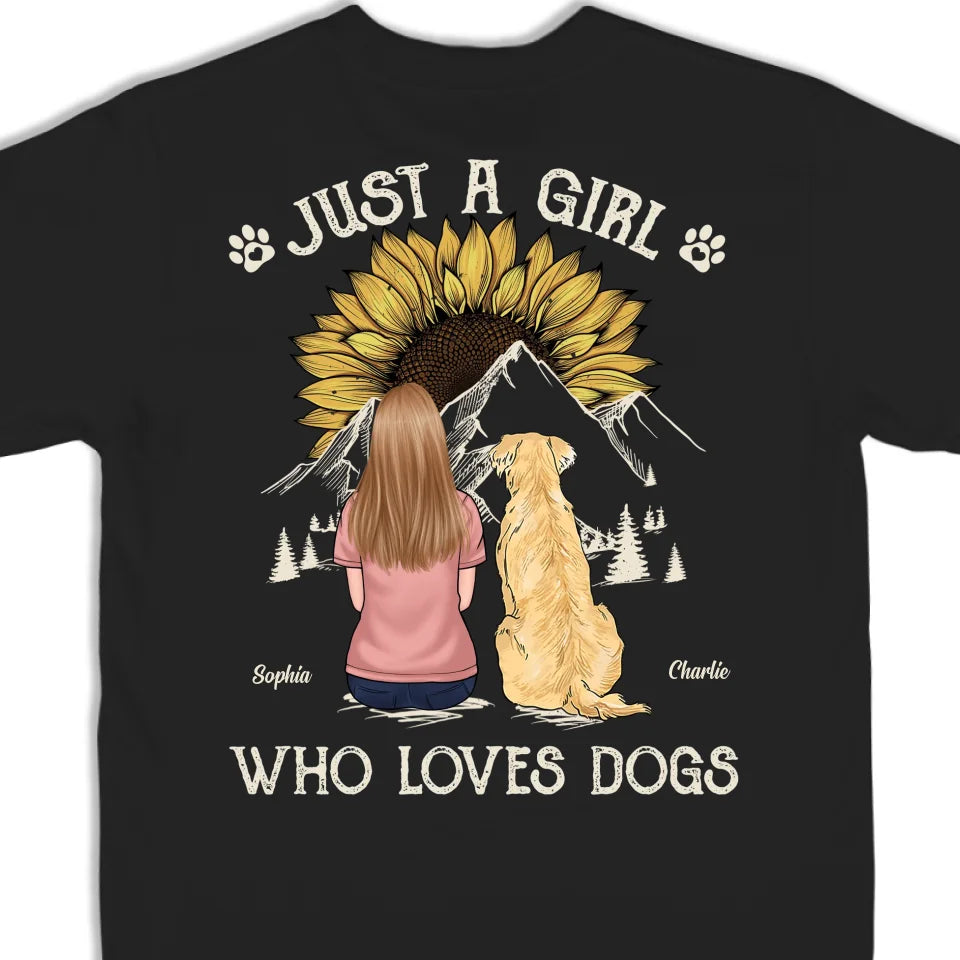 Just A Man Who Loves Pets - Dog & Cat Personalized Custom Back Printed Unisex T-shirt, Hoodie, Sweatshirt - Gift For Pet Owners, Pet Lovers