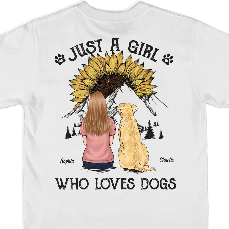 Just A Man Who Loves Pets - Dog & Cat Personalized Custom Back Printed Unisex T-shirt, Hoodie, Sweatshirt - Gift For Pet Owners, Pet Lovers