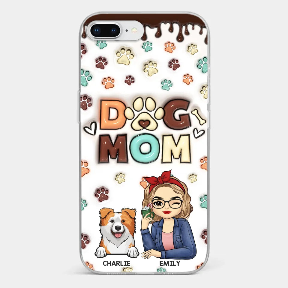 Life Is Better With A Wagging Tail By My Side - Dog & Cat Personalized Custom 3D Inflated Effect Printed Clear Phone Case - Gift For Pet Owners, Pet Lovers