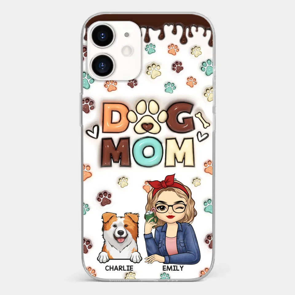 Life Is Better With A Wagging Tail By My Side - Dog & Cat Personalized Custom 3D Inflated Effect Printed Clear Phone Case - Gift For Pet Owners, Pet Lovers