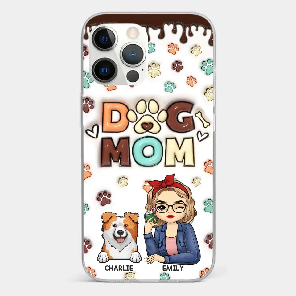 Life Is Better With A Wagging Tail By My Side - Dog & Cat Personalized Custom 3D Inflated Effect Printed Clear Phone Case - Gift For Pet Owners, Pet Lovers