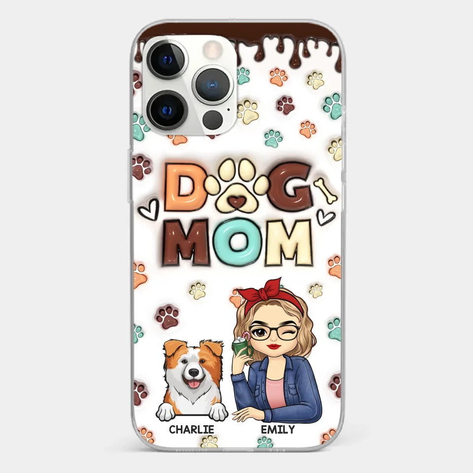 Life Is Better With A Wagging Tail By My Side - Dog & Cat Personalized Custom 3D Inflated Effect Printed Clear Phone Case - Gift For Pet Owners, Pet Lovers