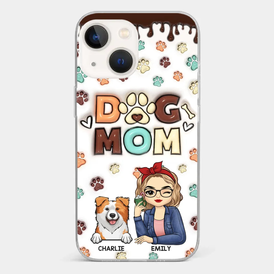 Life Is Better With A Wagging Tail By My Side - Dog & Cat Personalized Custom 3D Inflated Effect Printed Clear Phone Case - Gift For Pet Owners, Pet Lovers