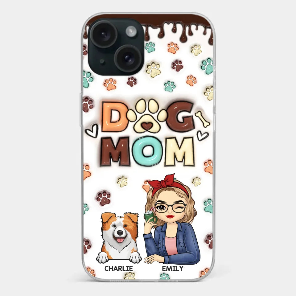 Life Is Better With A Wagging Tail By My Side - Dog & Cat Personalized Custom 3D Inflated Effect Printed Clear Phone Case - Gift For Pet Owners, Pet Lovers