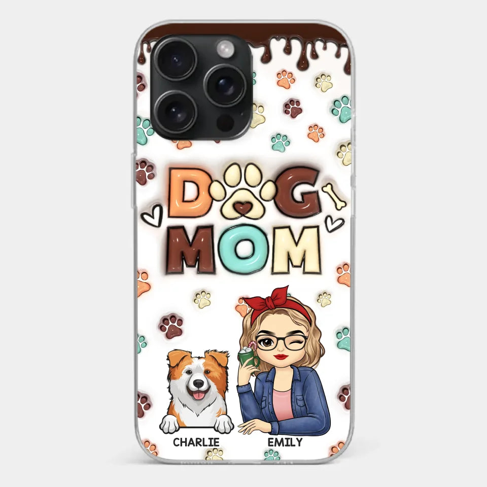 Life Is Better With A Wagging Tail By My Side - Dog & Cat Personalized Custom 3D Inflated Effect Printed Clear Phone Case - Gift For Pet Owners, Pet Lovers