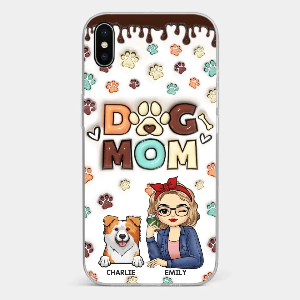 Life Is Better With A Wagging Tail By My Side - Dog & Cat Personalized Custom 3D Inflated Effect Printed Clear Phone Case - Gift For Pet Owners, Pet Lovers