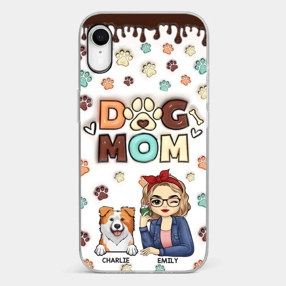 Life Is Better With A Wagging Tail By My Side - Dog & Cat Personalized Custom 3D Inflated Effect Printed Clear Phone Case - Gift For Pet Owners, Pet Lovers