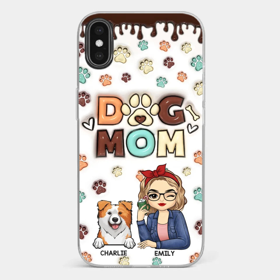 Life Is Better With A Wagging Tail By My Side - Dog & Cat Personalized Custom 3D Inflated Effect Printed Clear Phone Case - Gift For Pet Owners, Pet Lovers