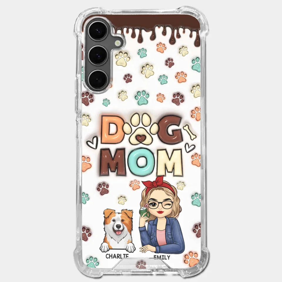 Life Is Better With A Wagging Tail By My Side - Dog & Cat Personalized Custom 3D Inflated Effect Printed Clear Phone Case - Gift For Pet Owners, Pet Lovers