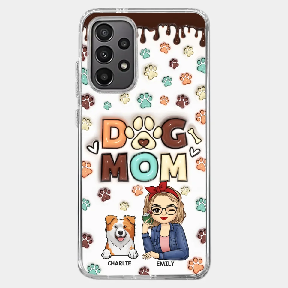 Life Is Better With A Wagging Tail By My Side - Dog & Cat Personalized Custom 3D Inflated Effect Printed Clear Phone Case - Gift For Pet Owners, Pet Lovers