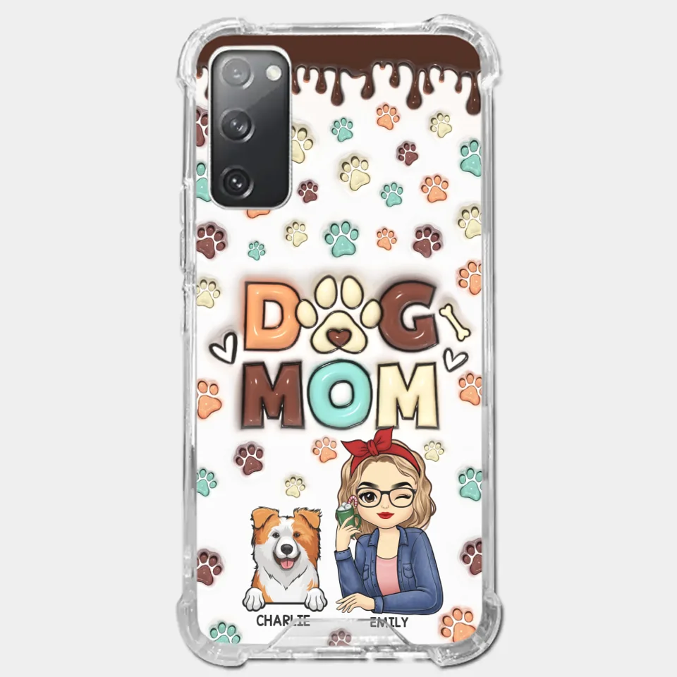 Life Is Better With A Wagging Tail By My Side - Dog & Cat Personalized Custom 3D Inflated Effect Printed Clear Phone Case - Gift For Pet Owners, Pet Lovers