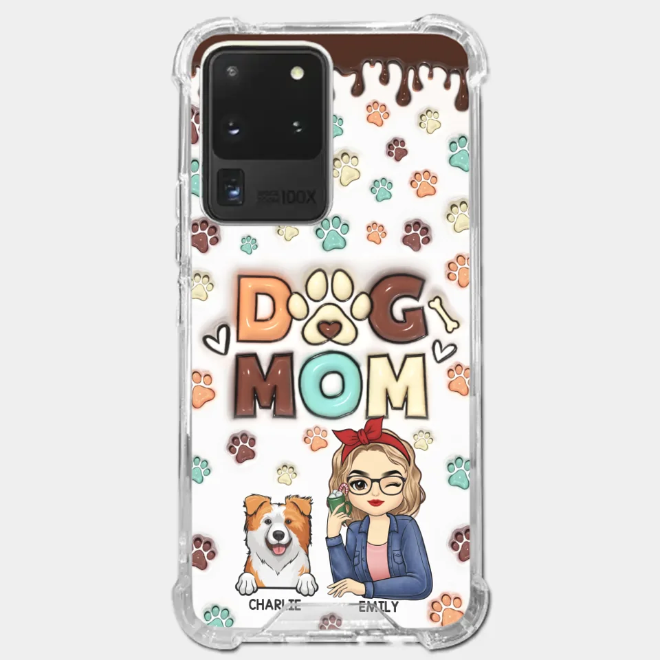Life Is Better With A Wagging Tail By My Side - Dog & Cat Personalized Custom 3D Inflated Effect Printed Clear Phone Case - Gift For Pet Owners, Pet Lovers
