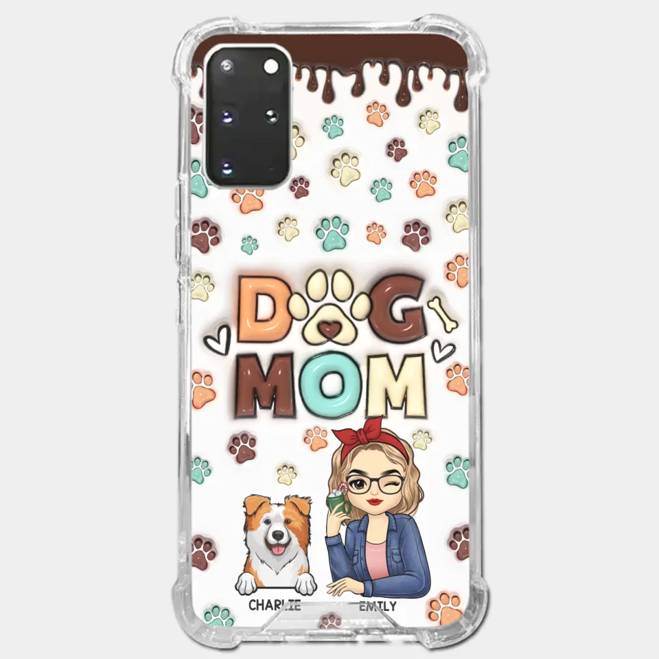 Life Is Better With A Wagging Tail By My Side - Dog & Cat Personalized Custom 3D Inflated Effect Printed Clear Phone Case - Gift For Pet Owners, Pet Lovers