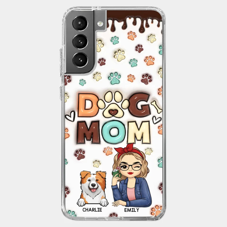 Life Is Better With A Wagging Tail By My Side - Dog & Cat Personalized Custom 3D Inflated Effect Printed Clear Phone Case - Gift For Pet Owners, Pet Lovers