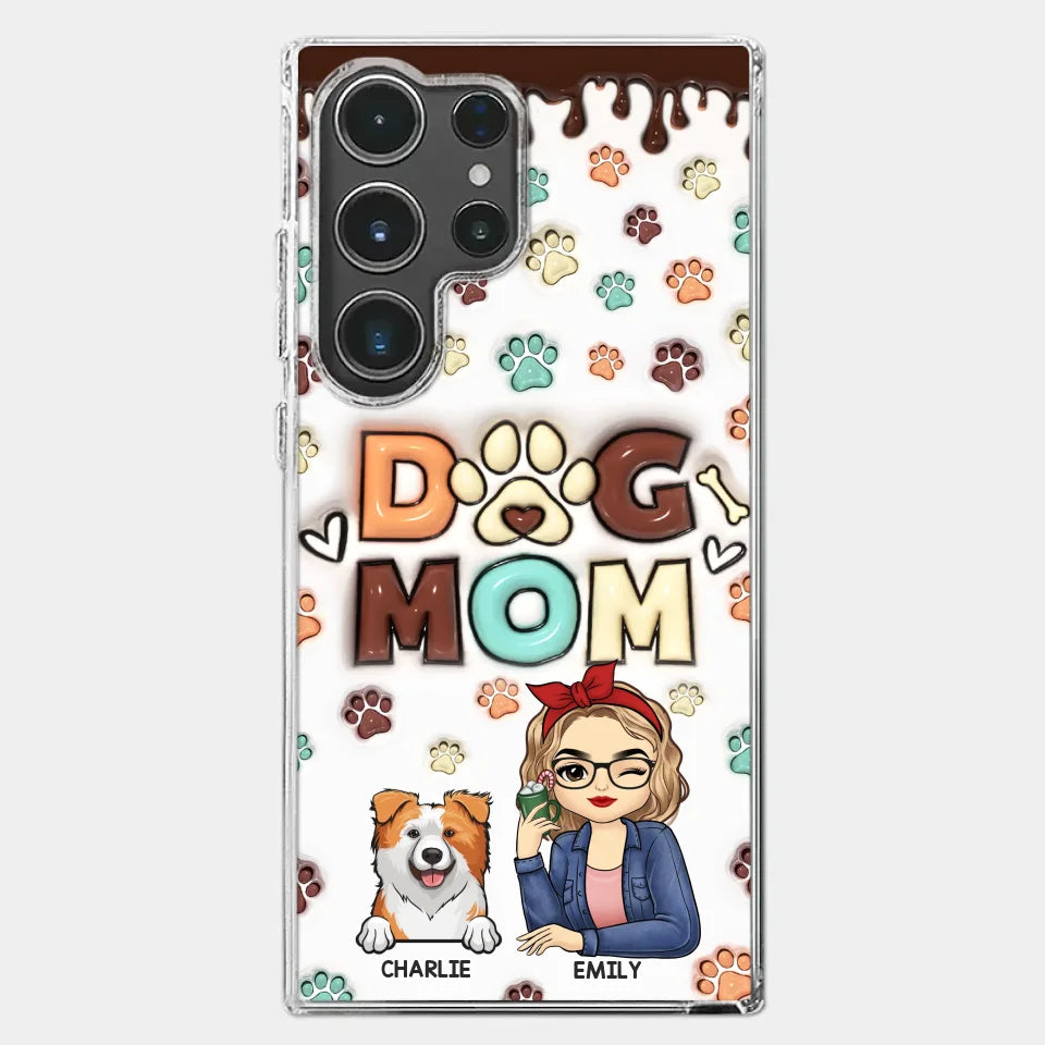 Life Is Better With A Wagging Tail By My Side - Dog & Cat Personalized Custom 3D Inflated Effect Printed Clear Phone Case - Gift For Pet Owners, Pet Lovers