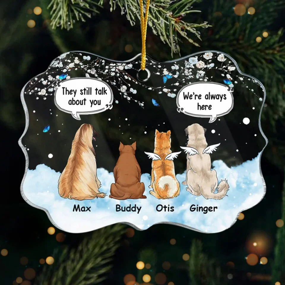 Forever In My Heart - Memorial Personalized Custom Ornament - Acrylic Benelux Shaped - Christmas Gift, Sympathy Gift For Pet Owners, Pet Lovers