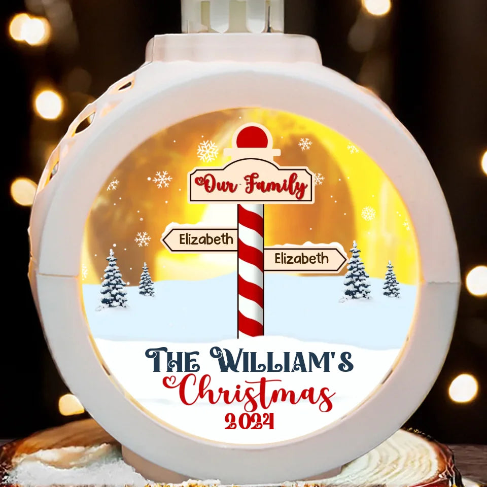 Family Is The Greatest Gift Of All, Especially At Christmas - Family Personalized Custom Candlelight Lantern Ornament - Christmas Gift For Family Members