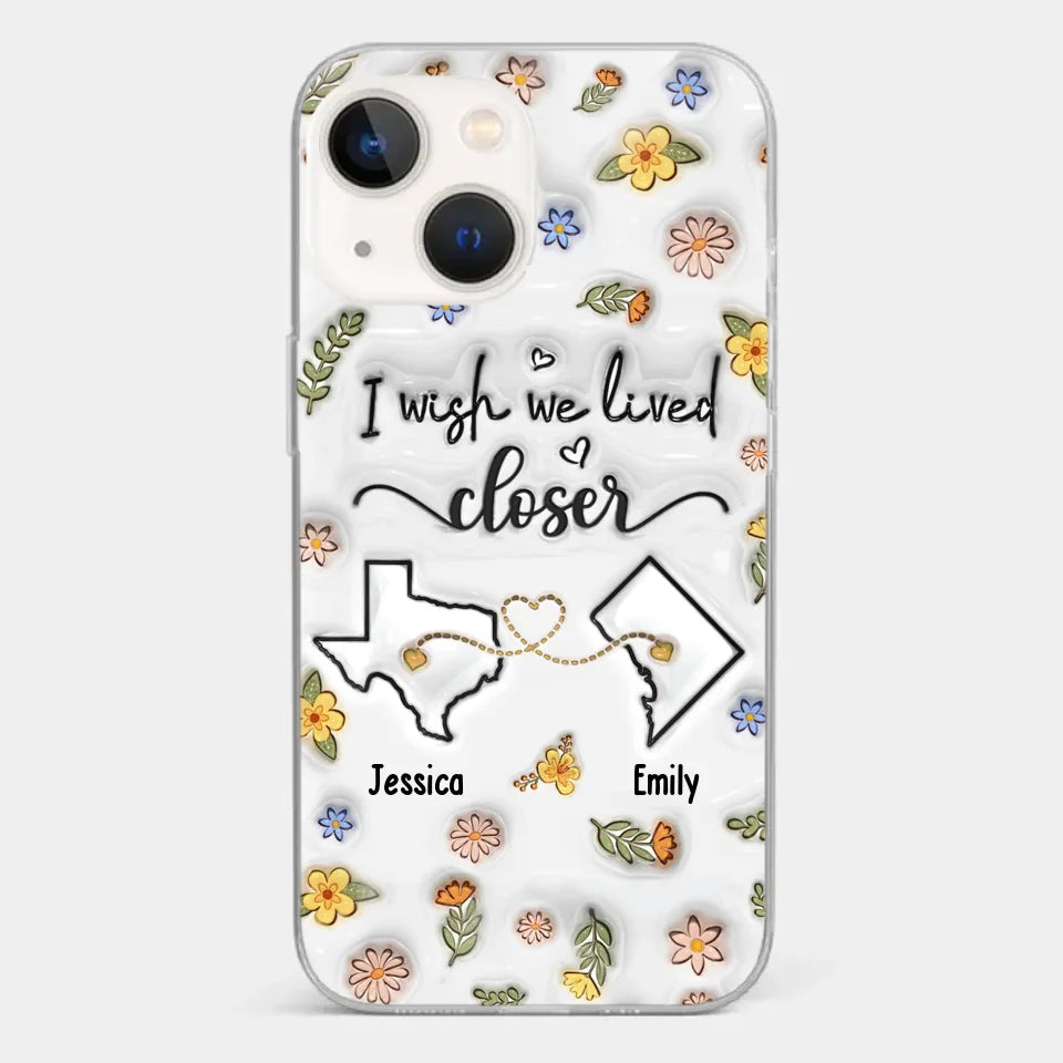Friends Help You Shine And Catch You When You Fall - Bestie Personalized Custom 3D Inflated Effect Printed Clear Phone Case - Gift For Best Friends, BFF, Sisters