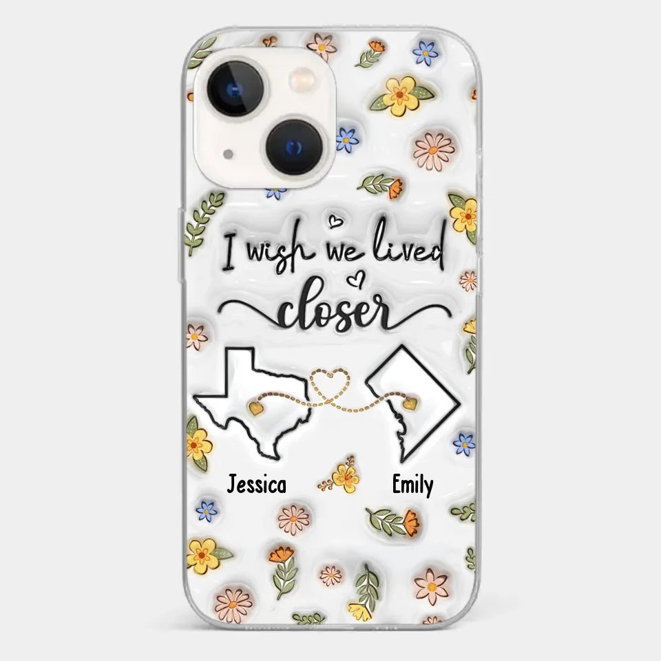 Friends Help You Shine And Catch You When You Fall - Bestie Personalized Custom 3D Inflated Effect Printed Clear Phone Case - Gift For Best Friends, BFF, Sisters