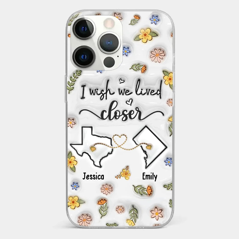 Friends Help You Shine And Catch You When You Fall - Bestie Personalized Custom 3D Inflated Effect Printed Clear Phone Case - Gift For Best Friends, BFF, Sisters