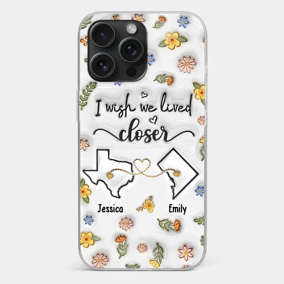 Friends Help You Shine And Catch You When You Fall - Bestie Personalized Custom 3D Inflated Effect Printed Clear Phone Case - Gift For Best Friends, BFF, Sisters