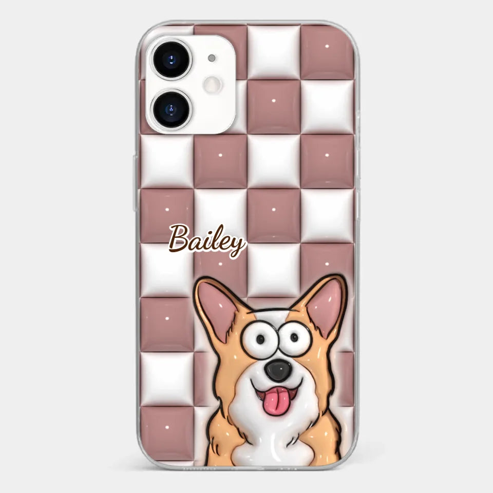 Embracing The Purrfection Of Life - Dog & Cat Personalized Custom 3D Inflated Effect Printed Clear Phone Case - Gift For Pet Owners, Pet Lovers