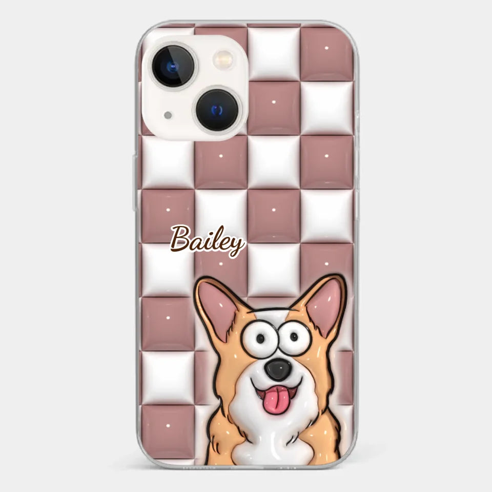 Embracing The Purrfection Of Life - Dog & Cat Personalized Custom 3D Inflated Effect Printed Clear Phone Case - Gift For Pet Owners, Pet Lovers