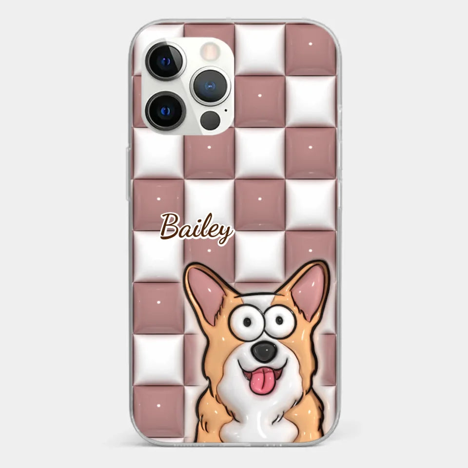 Embracing The Purrfection Of Life - Dog & Cat Personalized Custom 3D Inflated Effect Printed Clear Phone Case - Gift For Pet Owners, Pet Lovers