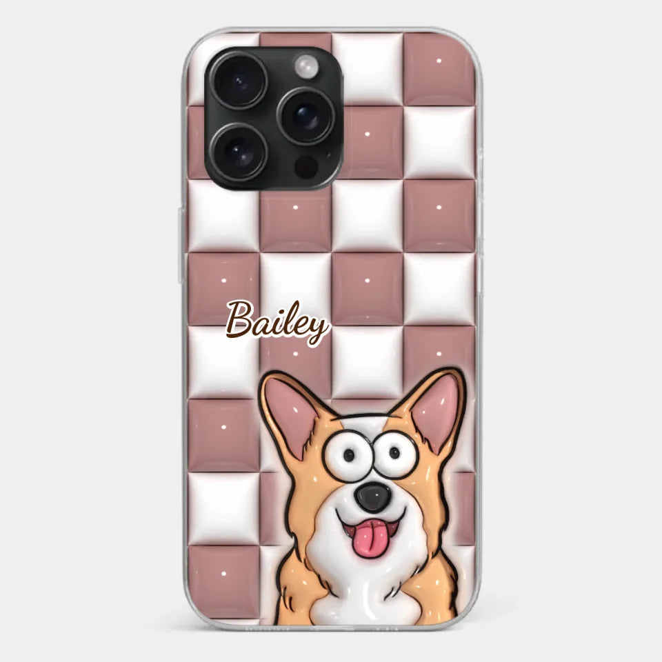 Embracing The Purrfection Of Life - Dog & Cat Personalized Custom 3D Inflated Effect Printed Clear Phone Case - Gift For Pet Owners, Pet Lovers