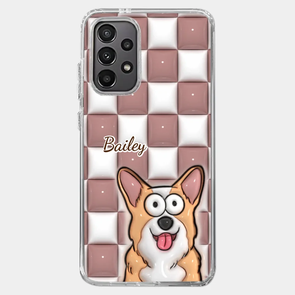 Embracing The Purrfection Of Life - Dog & Cat Personalized Custom 3D Inflated Effect Printed Clear Phone Case - Gift For Pet Owners, Pet Lovers