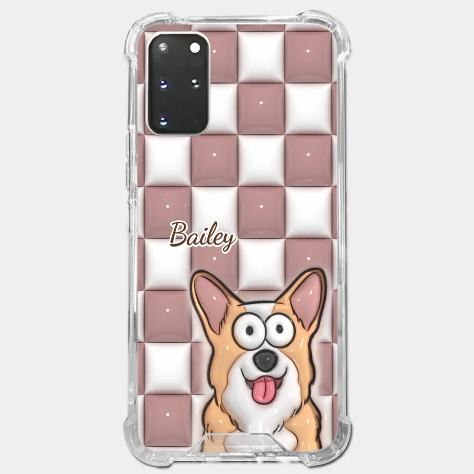 Embracing The Purrfection Of Life - Dog & Cat Personalized Custom 3D Inflated Effect Printed Clear Phone Case - Gift For Pet Owners, Pet Lovers