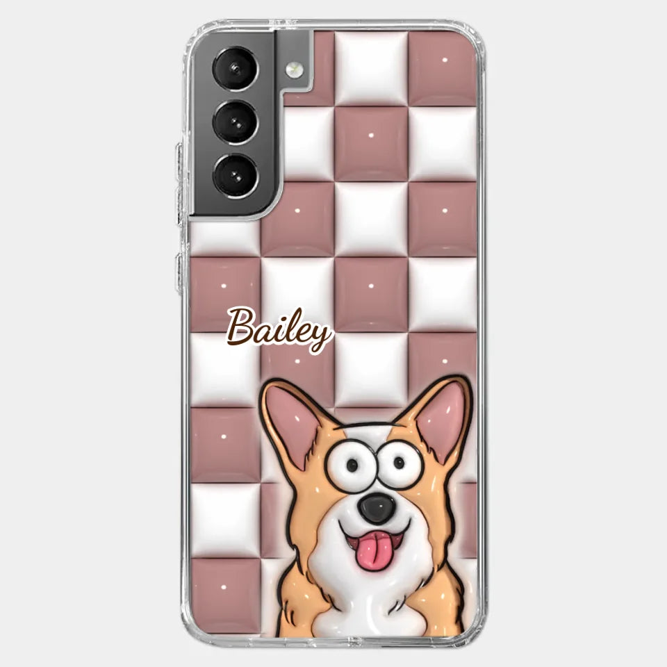 Embracing The Purrfection Of Life - Dog & Cat Personalized Custom 3D Inflated Effect Printed Clear Phone Case - Gift For Pet Owners, Pet Lovers