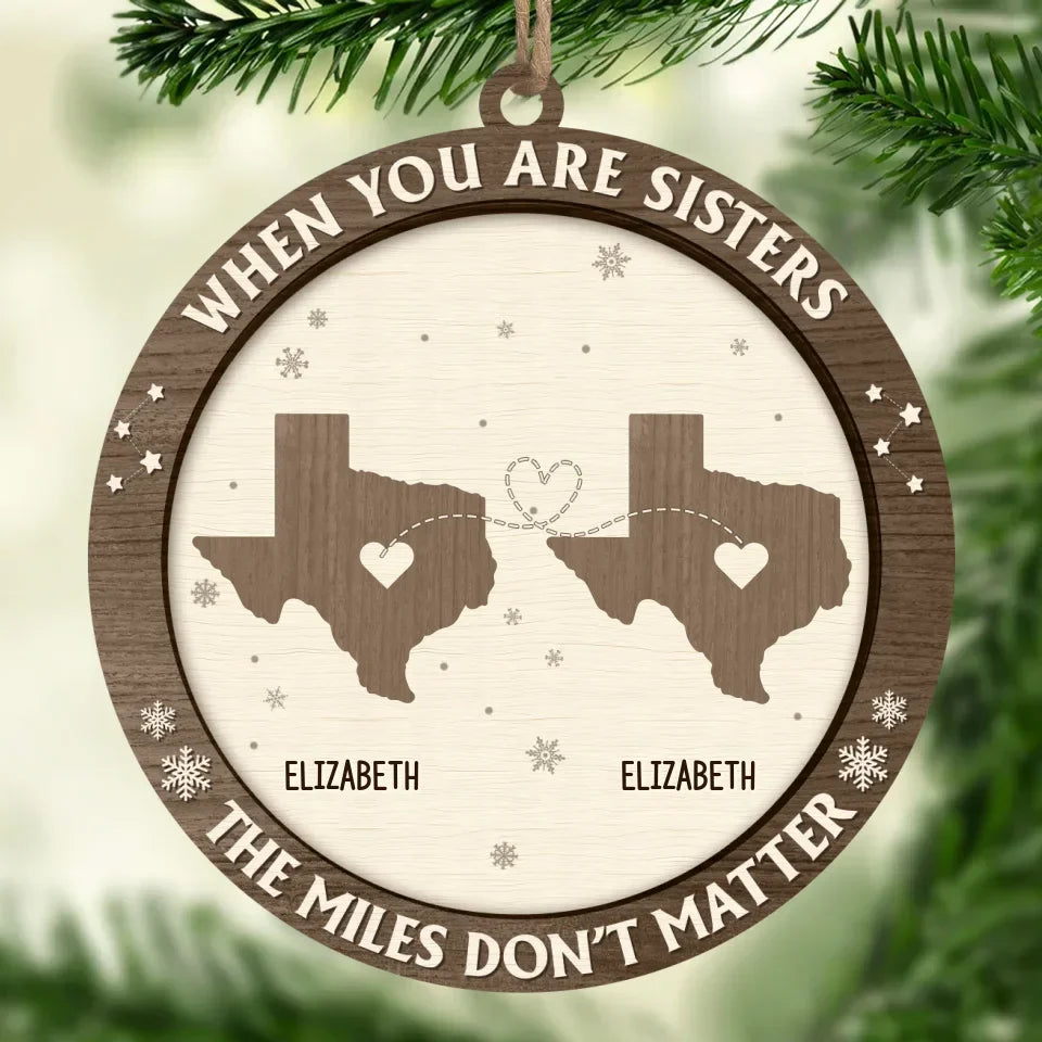 The Greatest Gift Our Parents Gave Us Was Each Other - Family Personalized Custom Ornament - Wood Custom Shaped - Christmas Gift For Family Members, Siblings, Brothers, Sisters