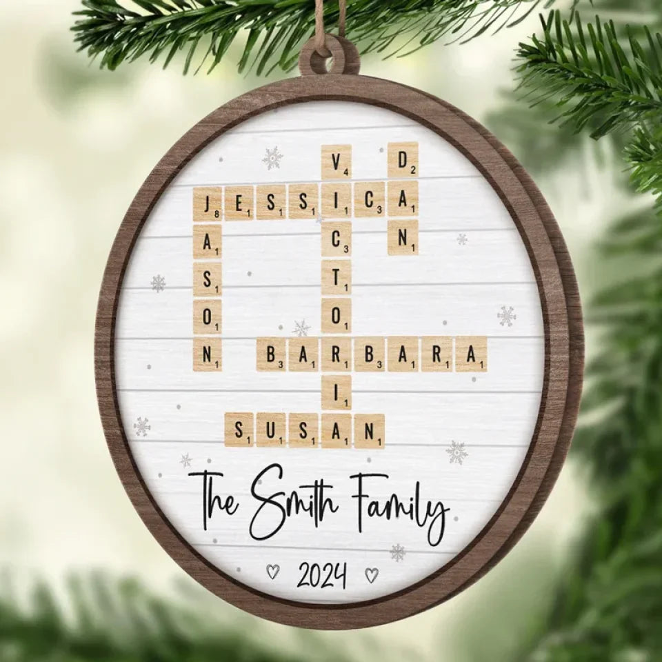 The Memories We Make With Our Family Is Everything - Family Personalized Custom Ornament - Wood Custom Shaped - Christmas Gift For Family Members