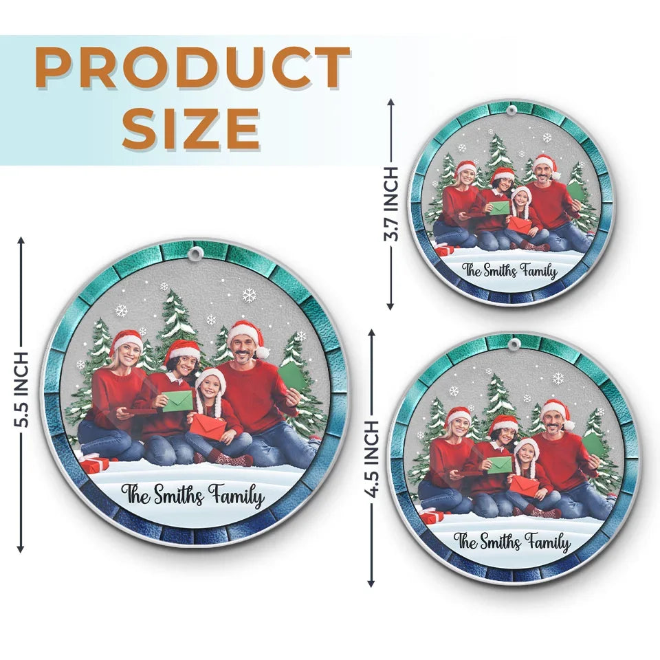 Custom Photo Home Is Where Your People Are - Family Personalized Custom Ornament - Acrylic Custom Shaped - Christmas Gift For Family Members