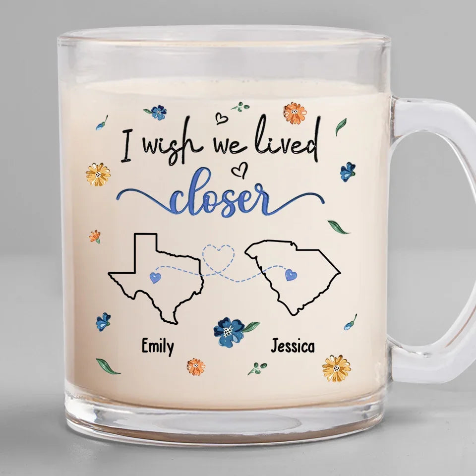 A Sweet Friendship Refreshes The Souls - Bestie Personalized Custom Glass Mug - Gift For Best Friends, BFF, Sisters