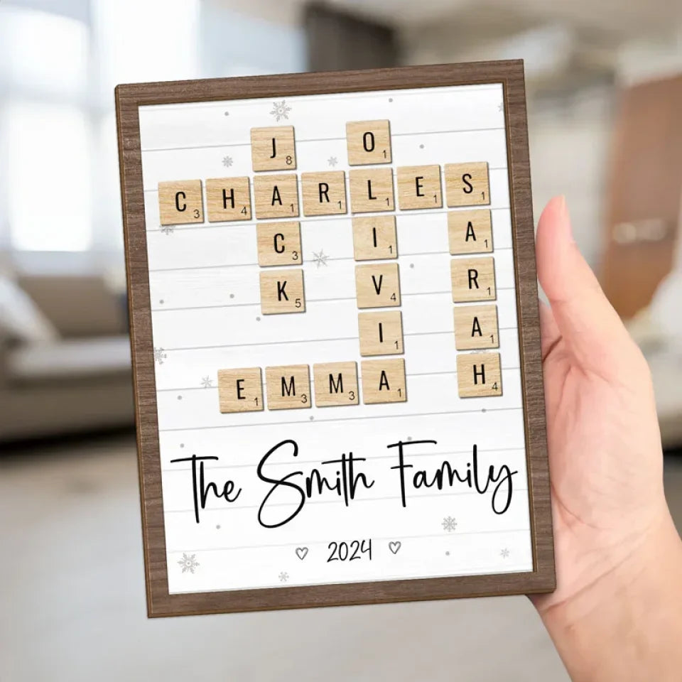 The Warmth Of Family Gatherings - Family Personalized Custom 2-Layered Wooden Plaque With Stand - Christmas Gift For Family Members