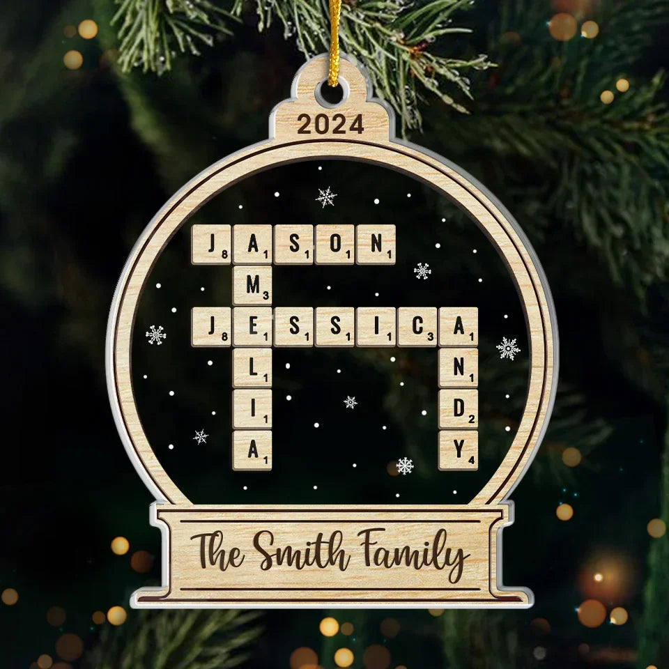 Our Sibling Bond Is The Greatest Gift Of All - Family Personalized Custom Ornament - Acrylic Custom Shaped - Christmas Gift For Family Members