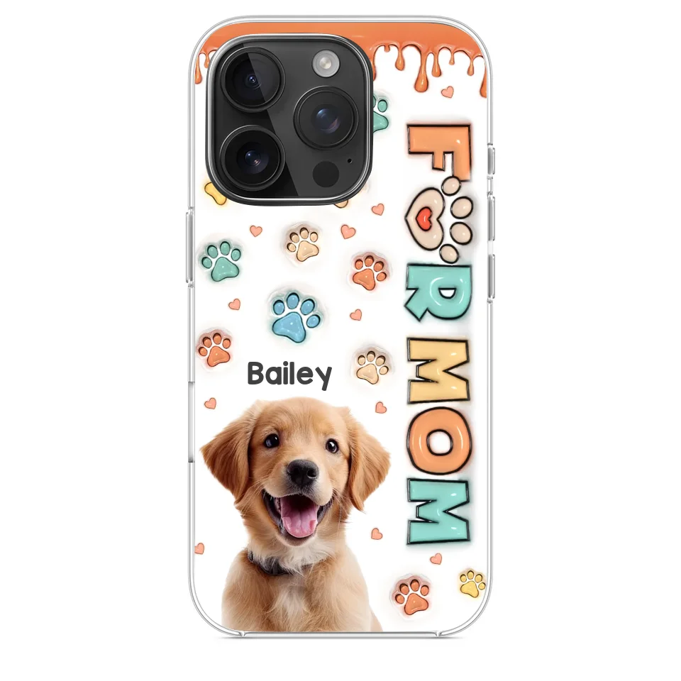 Custom Photo Furry Friends Are The Best Friends - Dog & Cat Personalized Custom 3D Inflated Effect Printed Clear Phone Case - Gift For Pet Owners, Pet Lovers