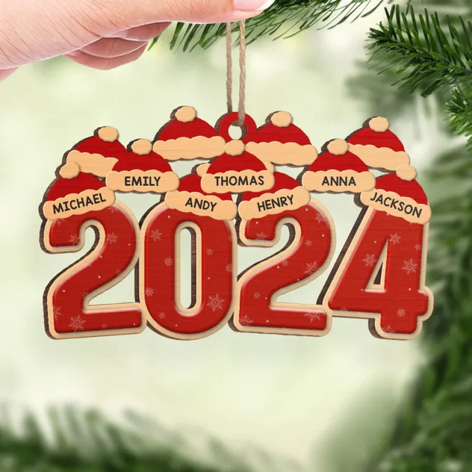 Family Makes Christmas Truly Special - Family Personalized Custom Ornament - Wood Custom Shaped - Christmas Gift For Family Members