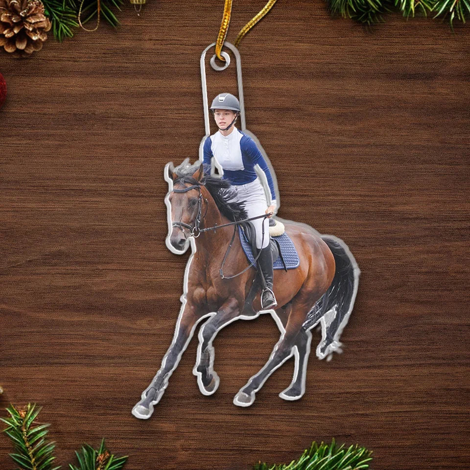 Custom Photo Just Believe In Yourself - Personalized Custom Ornament - Acrylic Custom Shaped - Christmas Gift For Sport Lovers, Sport Players