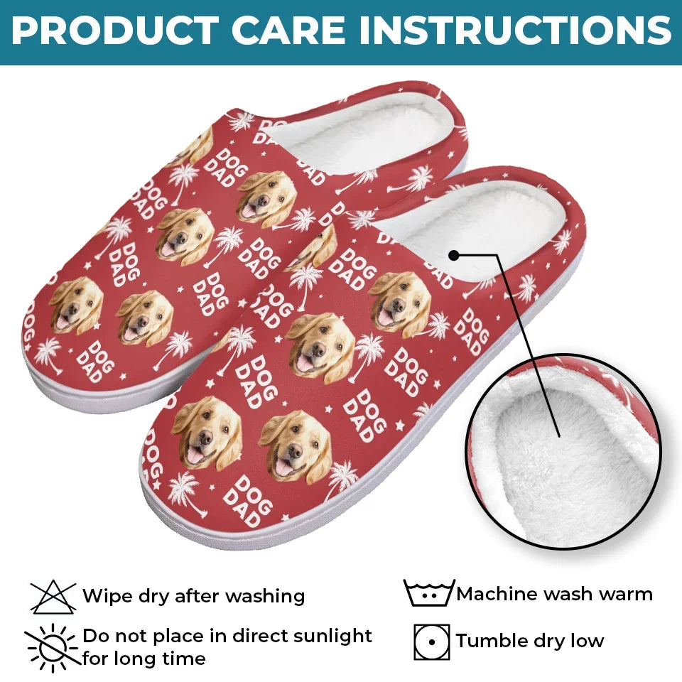 Custom Photo Every Wag Is A Little Burst Of Joy In My Day - Dog & Cat Personalized Custom Fluffy Slippers - Christmas Gift For Pet Owners, Pet Lovers