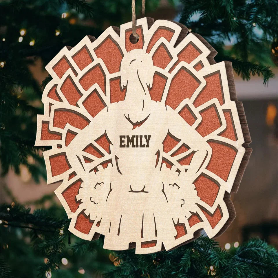 Bring Your Heart To The Field And Just Play - Personalized Custom Ornament - Wood Custom Shaped - Christmas Gift For Sport Lovers, Sport Players