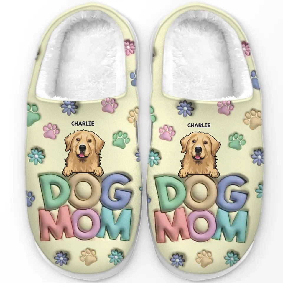 Christmas Is All About Pets - Dog & Cat Personalized Custom Fluffy Slippers - Christmas Gift For Pet Owners, Pet Lovers
