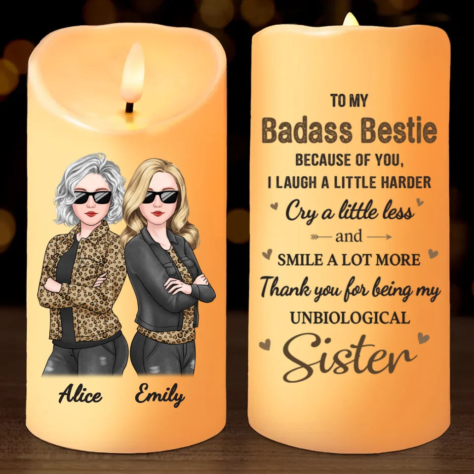 You Makes Our Friendship So Special - Bestie Personalized Custom LED Candle - Christmas Gift For Best Friends, BFF, Sisters