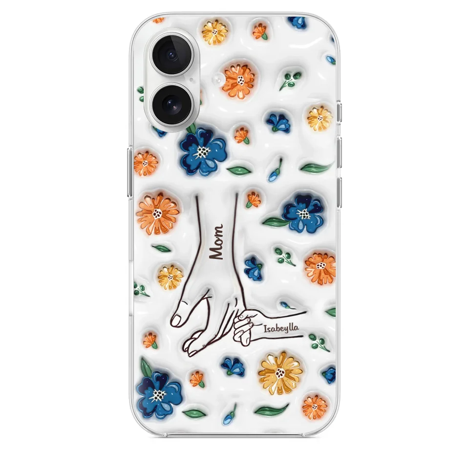 Best Mom Ever Ever - Family Personalized Custom 3D Inflated Effect Printed Clear Phone Case - Mother's Day, Gift For Mom, Grandma