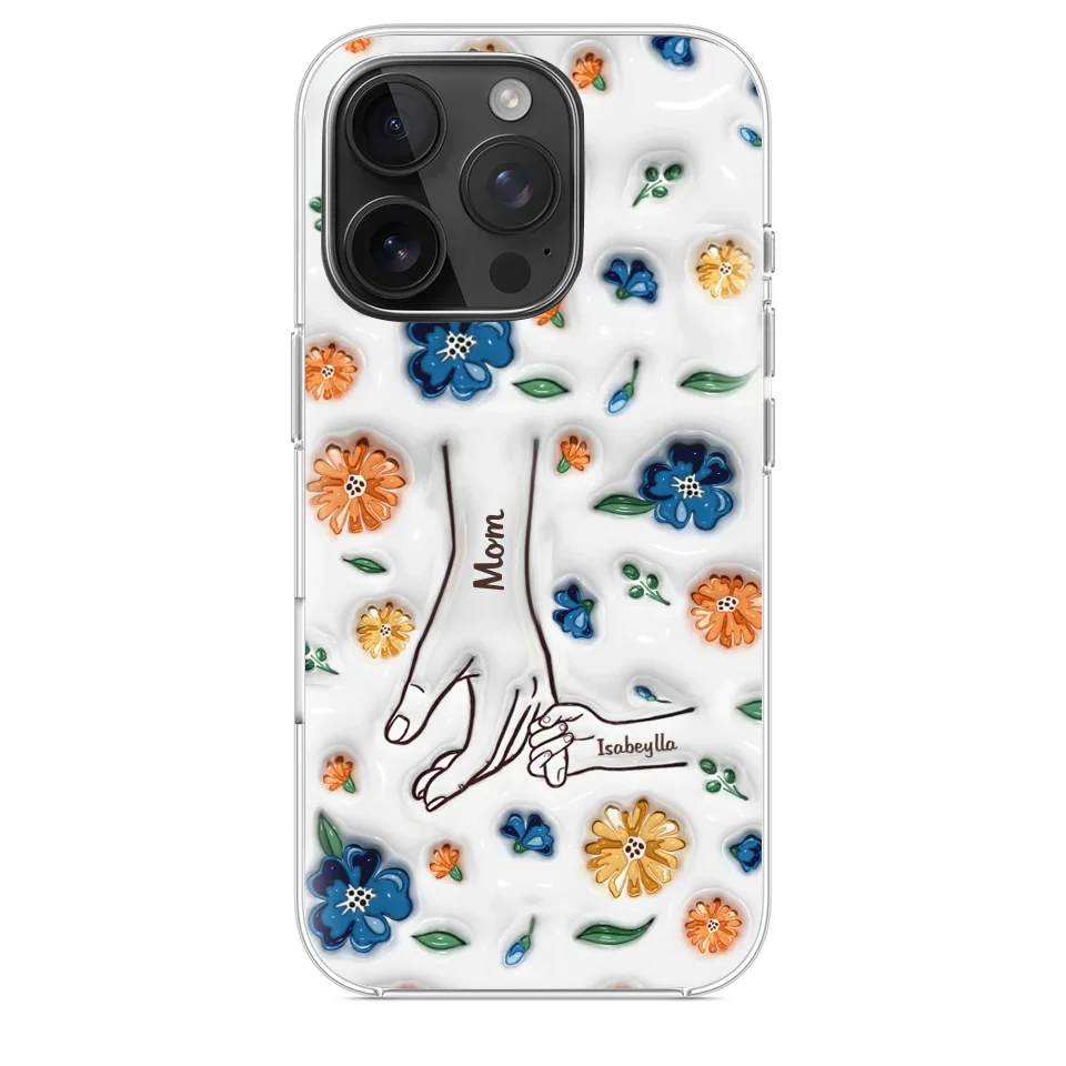 Best Mom Ever Ever - Family Personalized Custom 3D Inflated Effect Printed Clear Phone Case - Mother's Day, Gift For Mom, Grandma