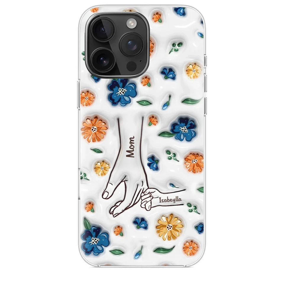 Best Mom Ever Ever - Family Personalized Custom 3D Inflated Effect Printed Clear Phone Case - Mother's Day, Gift For Mom, Grandma