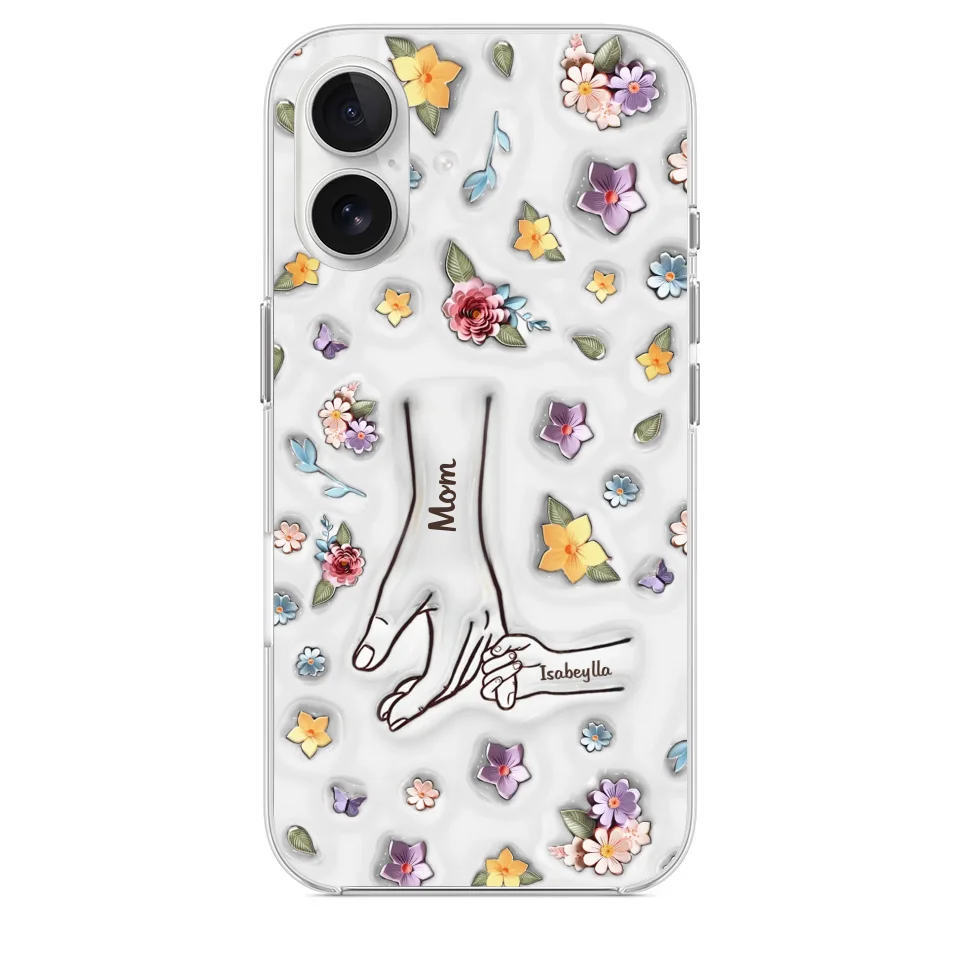 Best Mommy Ever Ever - Family Personalized Custom 3D Inflated Effect Printed Clear Phone Case - Mother's Day, Gift For Mom, Grandma